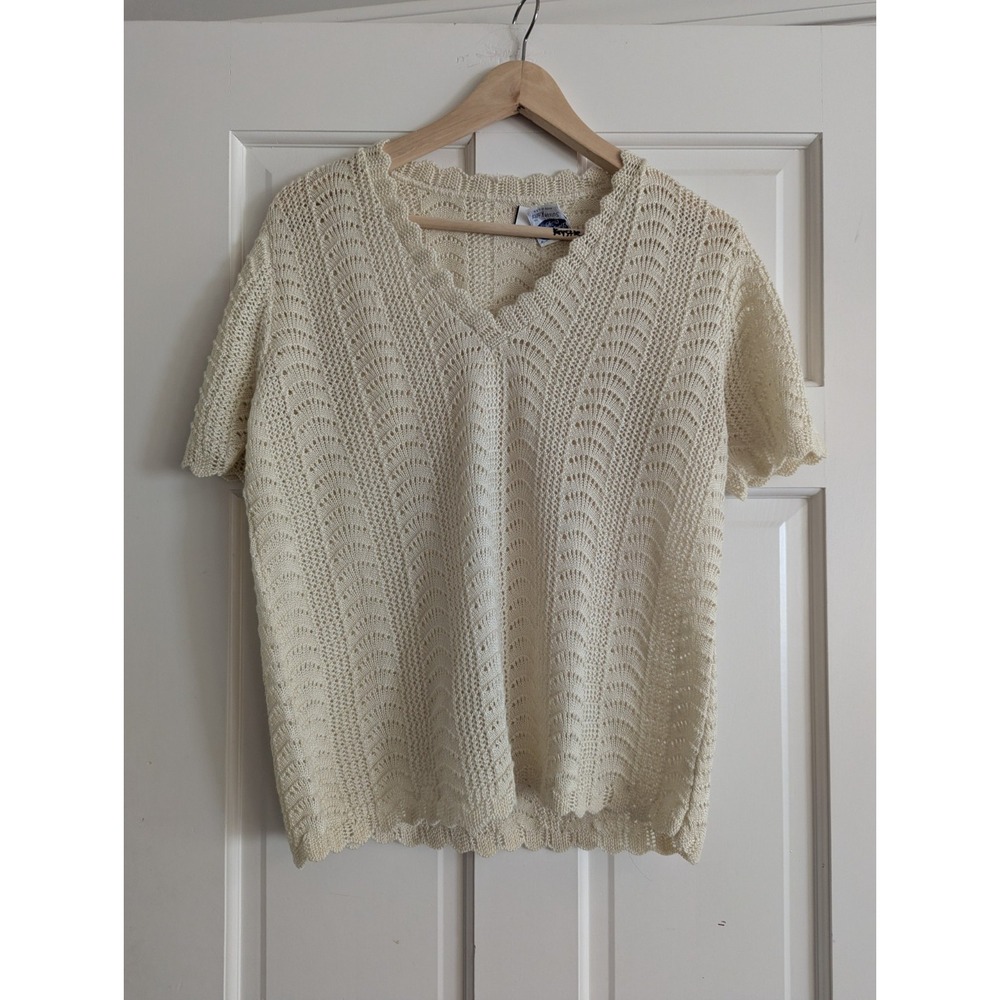 Vintage Designers Originals Suisse Knits Size M/L Sweater Shirt Feminine USA